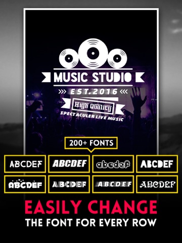 Скриншот из Logo Swag Pro - Instant generator for logos, flyer, poster & invitation design