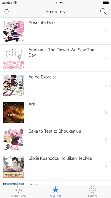 Screenshot #2 pour LN-Reader
