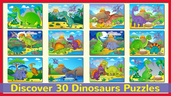 Dinosaurs Jigsaw & Puzzles Games Free For Toddlersのおすすめ画像1