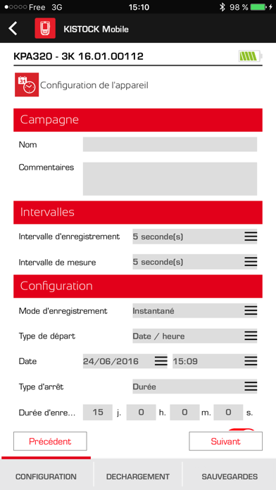 Screenshot #1 pour KISTOCK Mobile