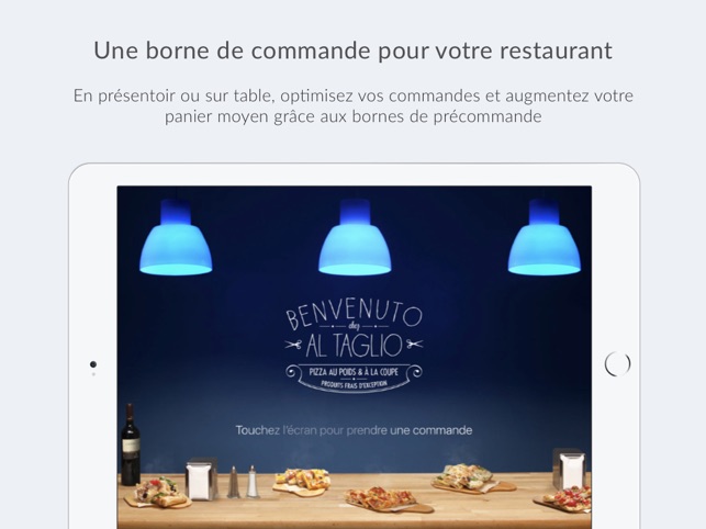 Tiller Borne • Borne de commande restaur
