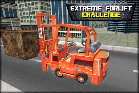 Extreme Forklift Challenge 3D - Construction Crane Driving School Game screenshot 3