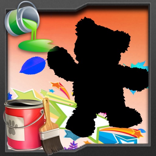 Color Book Teddy Bear Cast Edition iOS App