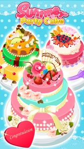 Summer Party Cake - Cooking games for free screenshot #1 for iPhone