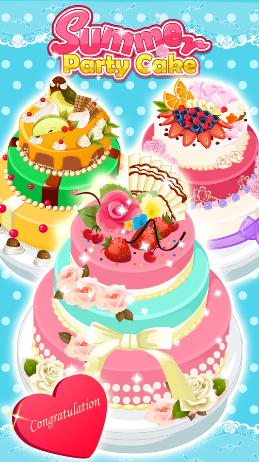 #1. Summer Party Cake - Cooking games for free (iOS) By: 振宇 杨