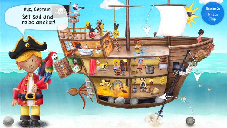 Tiny Pirates - Kids' Activity App