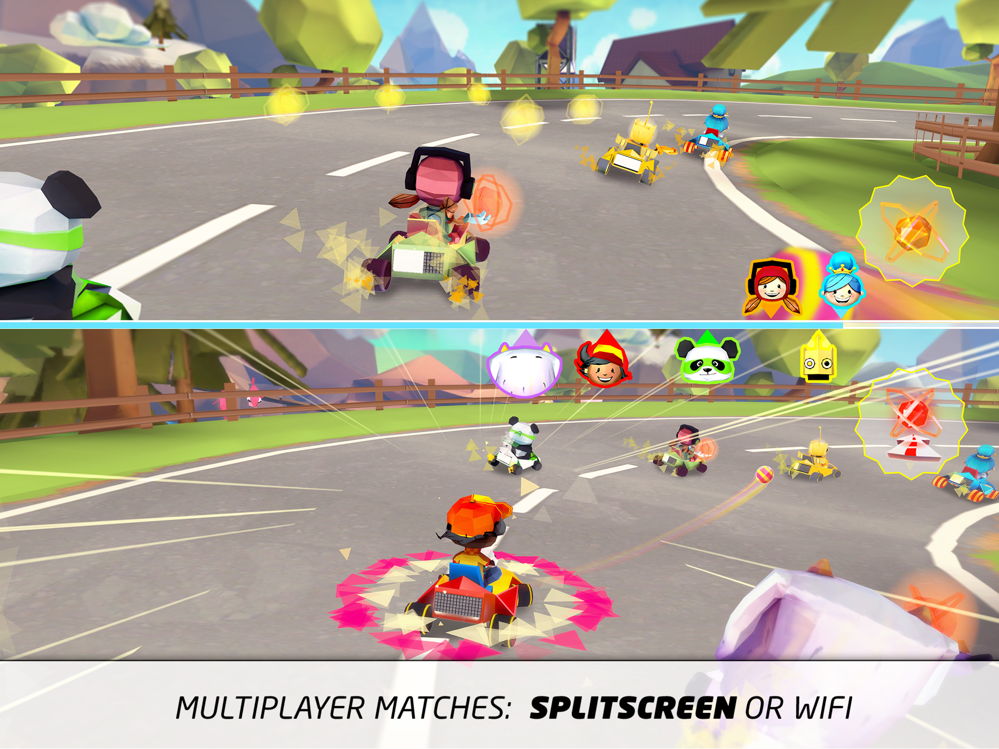 KING OF KARTS: Single- & Multiplayer Battles.
