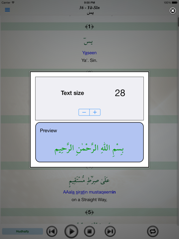 Screenshot #6 pour Sourate Ya-Sin (سورة يس)