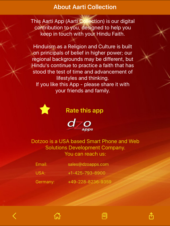 Aarti Collection iPad screenshot 4 - Reference app