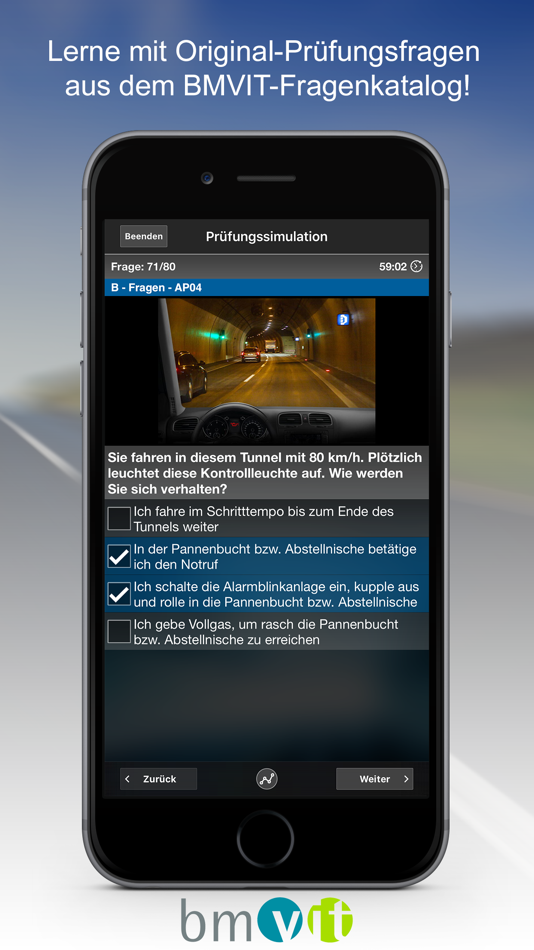 iFahrschulTheorie PRO Österreich - Lern-App für die theoretische Führerscheinprüfung in Österreich mit offiziellem BMVIT-Fragenkatalog (Führerschein Fahrschule 2016) - 1.0 - (iOS)