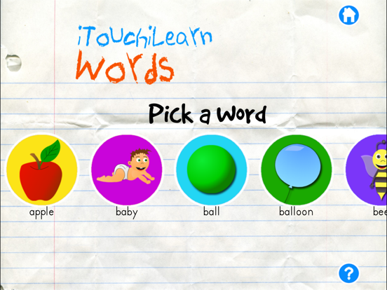 Screenshot #6 pour iTouchilearn Words Free for Preschool Reading, Spelling, Speech Skills