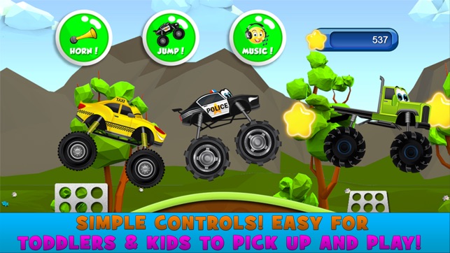 Monster Trucks Kids Racing Game(圖5)-速報App