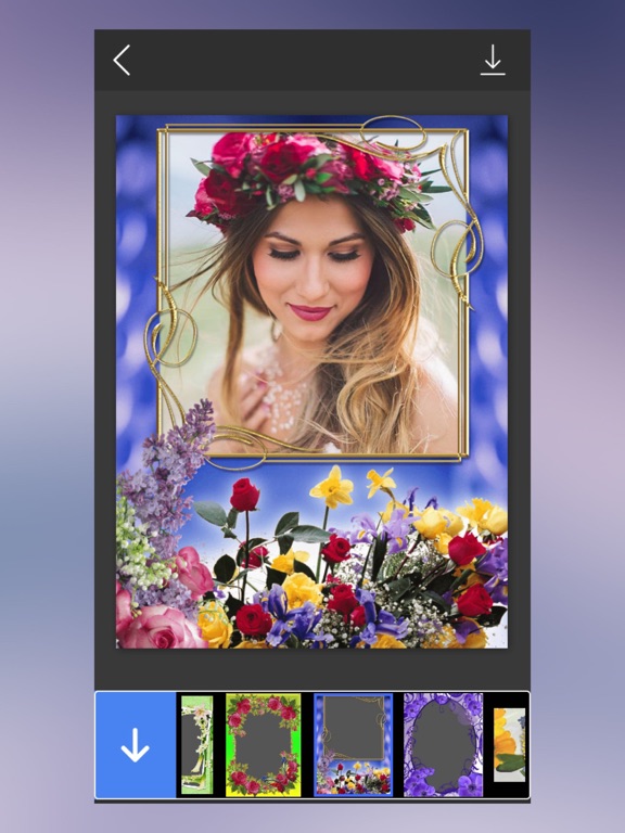 Screenshot #4 pour Love Flower Photo Frame - Photo frame editor