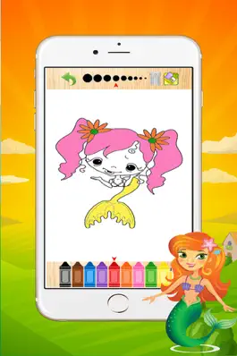 Game screenshot Mermaid Coloring Book For Girls - Coloring Book for Little Boys, Little Girls and Kids hack