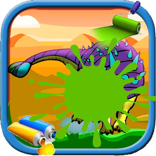 Coloring For Kids App Dino Dan Version Icon