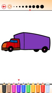 Vehicle Coloring Book Free Game for Children screenshot #1 for iPhone