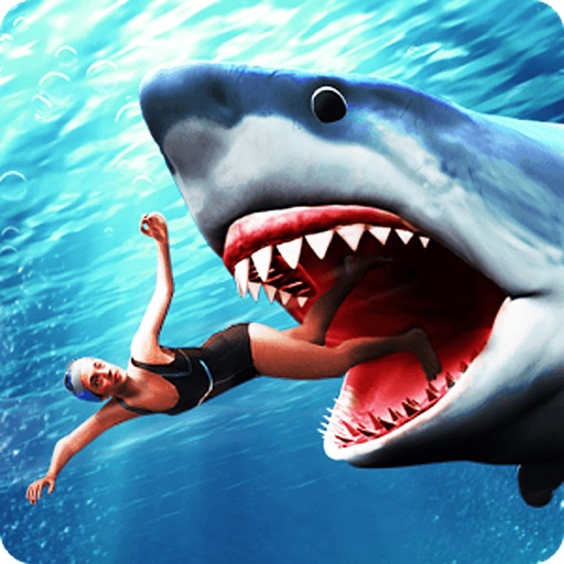 2016 Hungry attack Shark - 3D Simulator Games icon