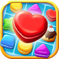 Candy Cake Boom - 3 match splash desserts puzzle game