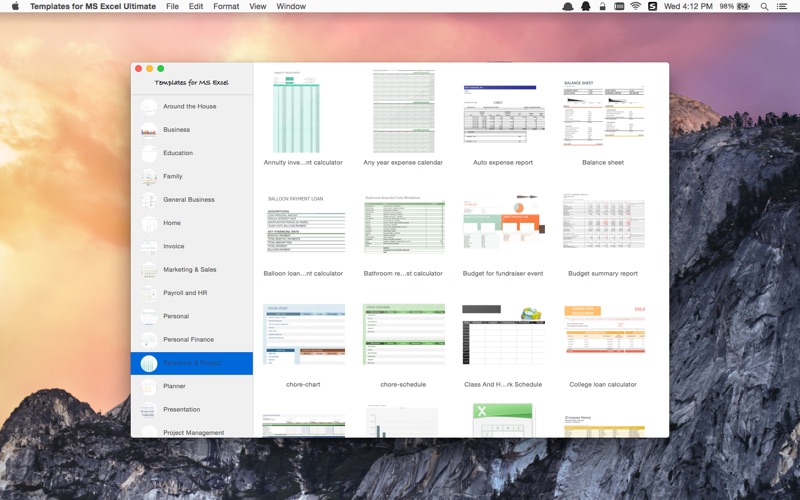 Templates for MS Excel Ultimate thumbnail 4