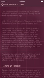 Guide for Limax.io screenshot #1 for iPhone