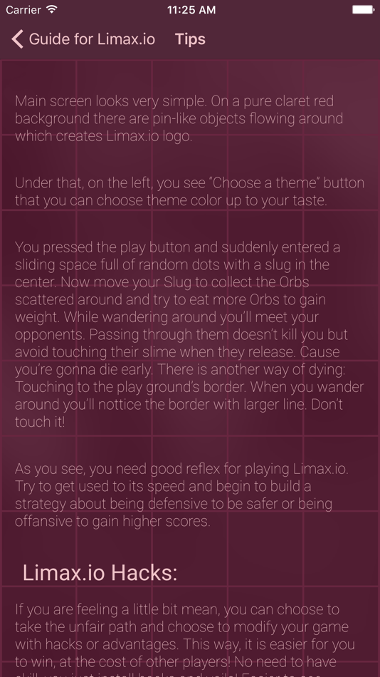 #1. Guide for Limax.io (iOS) Podle: LumiNet Kft.