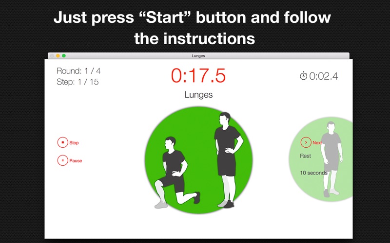 Screenshot #3 pour Lunges - trainings for leg