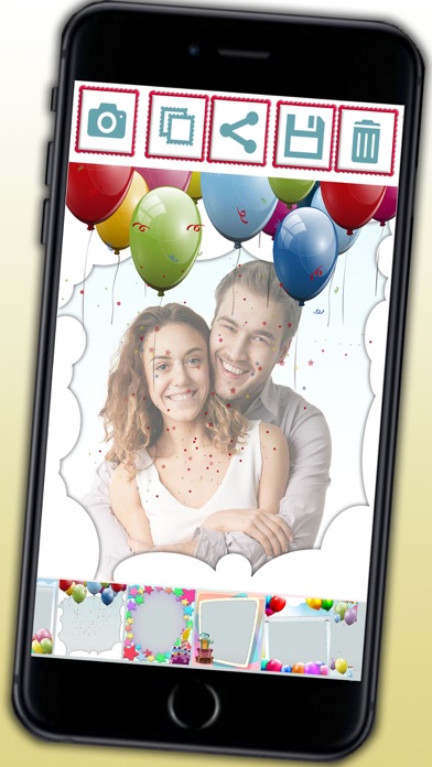 How to cancel & delete Birthday frames for photos - collage and image editor from iphone & ipad 4