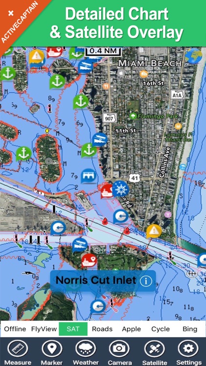 Porto Rico & Navassa Island GPS charts Navigator