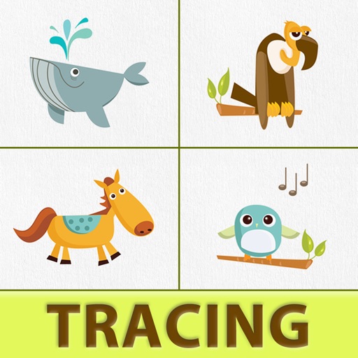 ABC Big Letters Phonics Animals Tracing Free icon