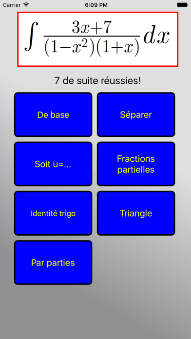 Screenshot #3 pour Professeur d'intégrales