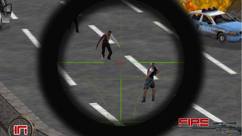A Zombie Sniper - Highway War Free screenshot 5