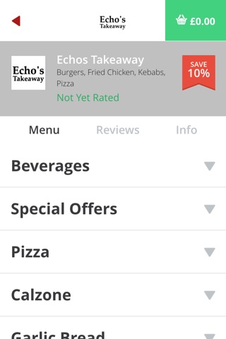 Echos Takeaway screenshot 3