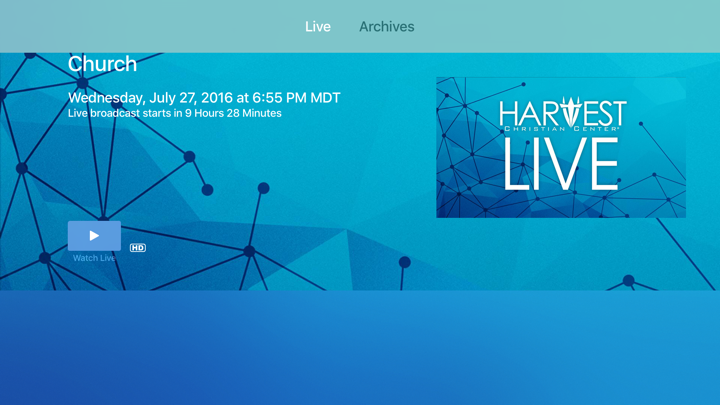Screenshot #1 pour Harvest Christian Center Online