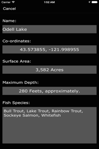 Oregon-CA-WA: Lakes & Fishes screenshot 3