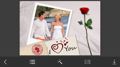 Make Lovely Valentine With Partner - Instant Frame Maker & Photo Editor screenshot 2