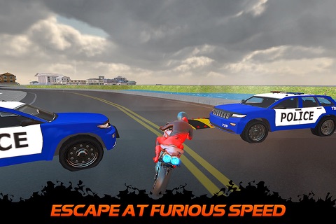 Sports Bike Race Police Chase -  Heavy Bike Rider Game screenshot 4