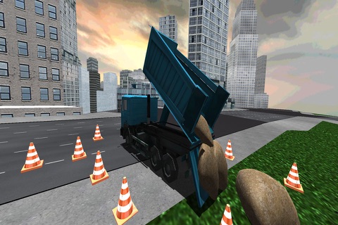 City Construction Simulator 2016: Heavy Sand Excavator Operator and Big Truck Driving Simulation 3D Game PRO edition screenshot 2