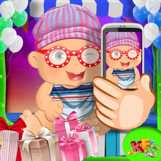 Baby Photo Booth Selfie – Crazy kids’ bath, dress up & salon game icon