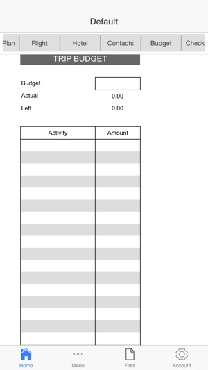 Business Travel Planner