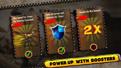 Dinosaur Race 3D iPhone screenshot 5 - Games app
