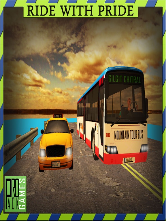Screenshot #4 pour Dangerous Mountain & Passenger Bus Driving Simulator vue cockpit - Dodge la circulation sur une route dangereuse