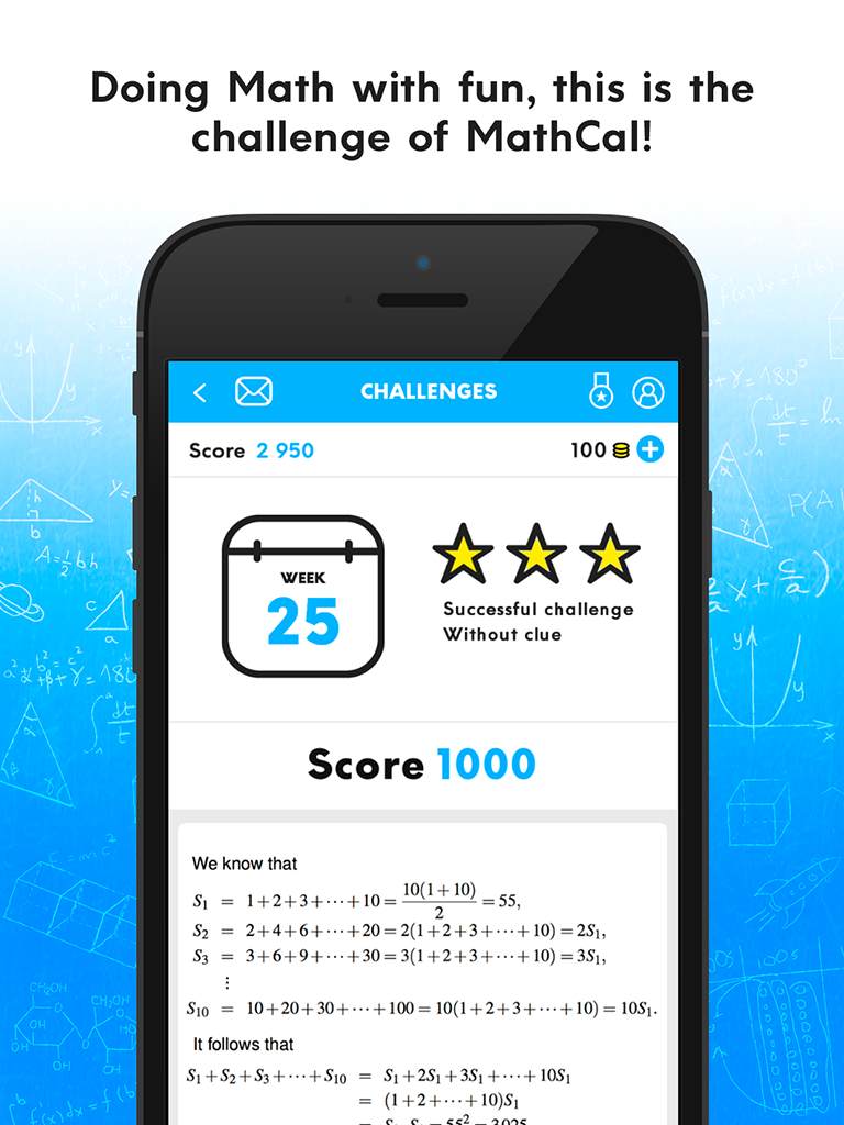 MathCal - One Math Challenge every week
