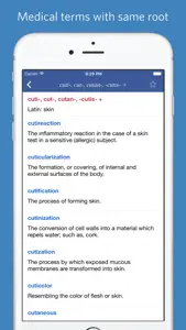 Medical roots, prefixes and suffixes screenshot #3 for iPhone