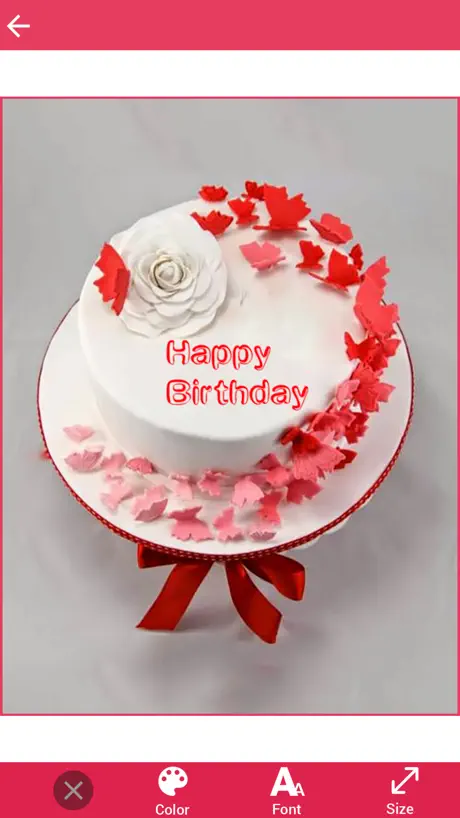 Name On Birthday Cake
