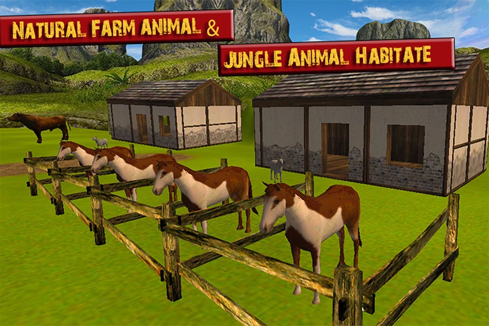 Farm Transporter 2016 – Off Road Wild Animal Transport and Delivery Simulator screenshot 2