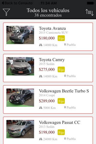 Comonuevos Toyota Los Fuertes screenshot 3