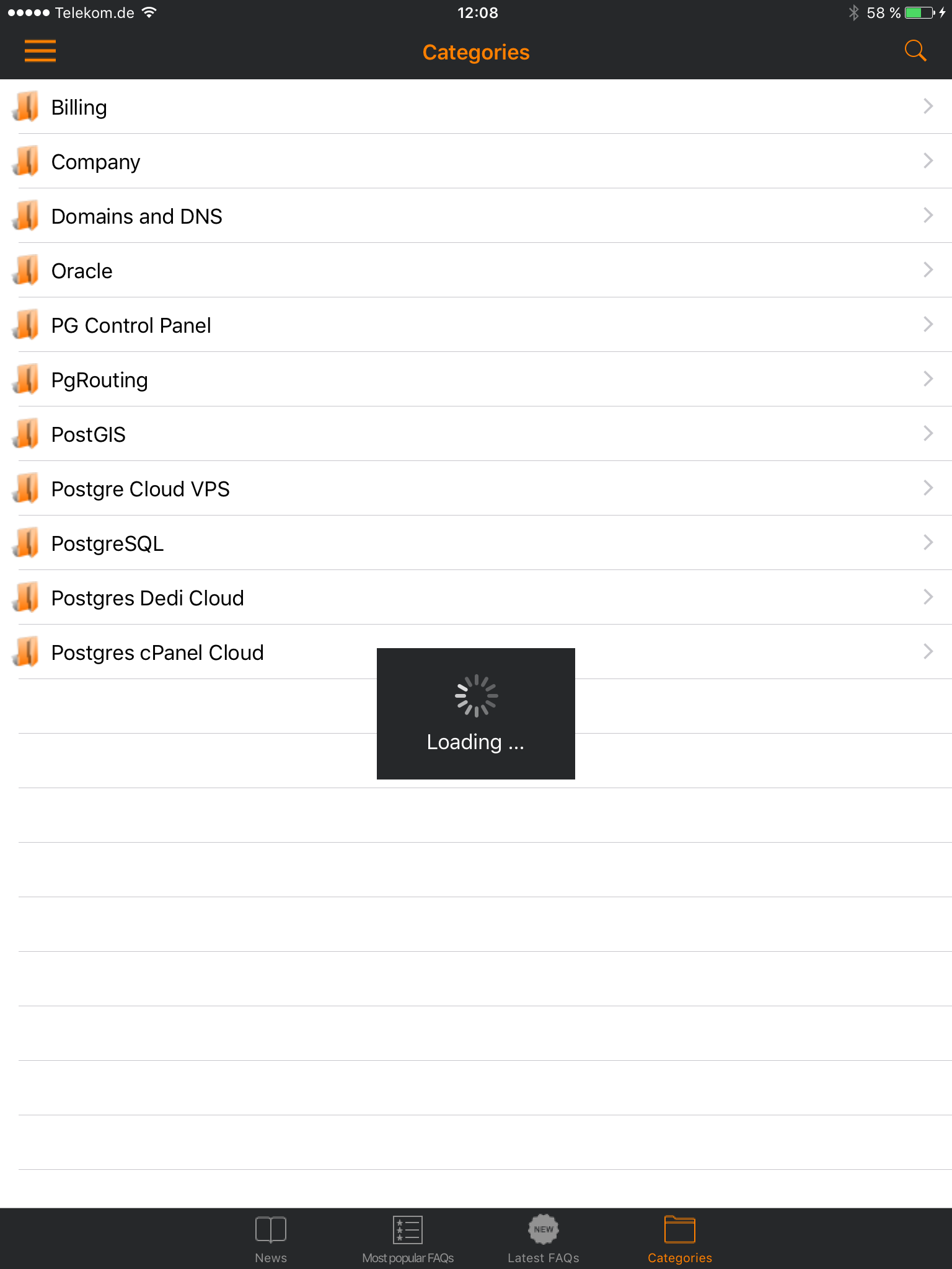 phpMyFAQ screenshot 9