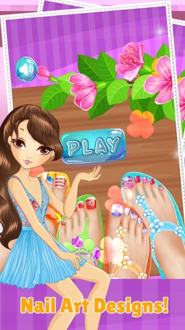 つま先ネイル スパ サロン プリンセスの美しい少女 - 変身ゲーム ドレスアップ爪アート ・ ポーランドのおすすめ画像1