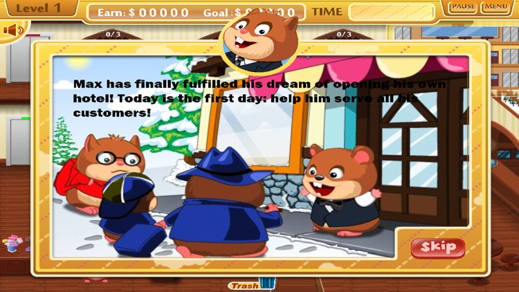 Hamster Hotel Dash-Cute Hamsters Resort Simulation Game screenshot-3