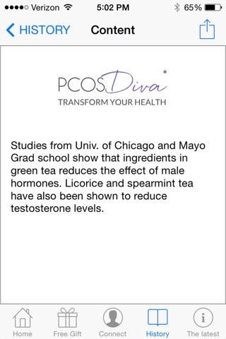 PCOS Diva: Cycles, Fertility, Eating and Nutrition screenshot 2